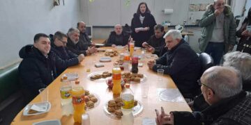 Έγινε η κοπή της βασιλόπιτας της Δ.Ε.ΤΗ.Π. στο χώρο του κεντρικού αντλιοστασίου