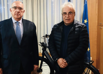 Ευχαριστήριο του Δημάρχου Βελβεντού Μανώλη Στεργίου προς τον Υφυπουργό Υποδομών και Μεταφορών Μιχάλη Παπαδόπουλο