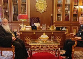 Επίσκεψη του Περιφερειακού Αστυνομικού Διευθυντή Ταξίαρχου Σπυρίδων Διόγκαρη στον Μητροπολίτη Σερβίων & Κοζάνης κ. Παύλου