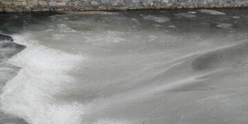 Φλώρινα: Πάγωσε και φέτος ο ποταμός Σακουλέβας