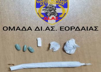 Δύο συλλήψεις σε Πτολεμαΐδα και Γρεβενά για κατοχή ναρκωτικών ουσιών