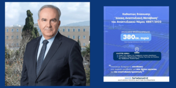 Νίκος Παπαθανάσης: Σήμερα ανακοινώνεται η προκήρυξη του καθεστώτος «Δίκαιη Αναπτυξιακή Μετάβαση» του Αναπτυξιακού Νόμου