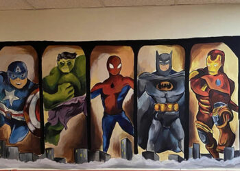 Παιδιατρική Κλινική Μποδοσάκειου: Τελείωσε το πρώτο έργο του ο ζωγράφος Γιάννης Καραγιανόπουλος με ήρωες της Marvel