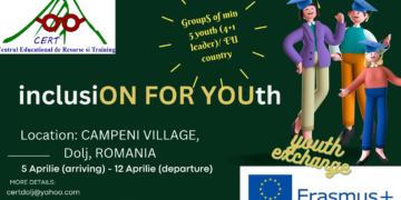 Πρόσκληση για συμμετοχή σε Ανταλλαγή Νέων Erasmus+ με τον Όμιλος Ενεργών Νέων Φλώρινας στη Ρουμανία