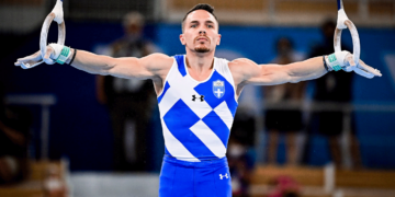 Πρωτιά και πρόκριση του Πετρούνια στους κρίκους, στο παγκόσμιο κύπελλο ενόργανης του Κότμπους