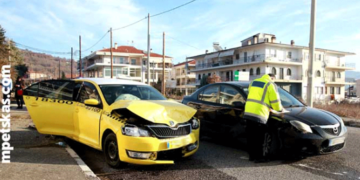 Σοβαρό τροχαίο στην Καστοριά με ταξί που μετέφερε μαθητές (Φωτογραφίες)