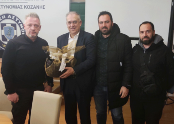 Συνάντηση της Ένωσης Αστυνομικών υπαλλήλων Ν. Κοζάνης με τον Υπουργό Προστασίας του Πολίτη Τάκη Θεοδωρικάκο