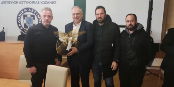 Συνάντηση της Ένωσης Αστυνομικών υπαλλήλων Ν. Κοζάνης με τον Υπουργό Προστασίας του Πολίτη Τάκη Θεοδωρικάκο