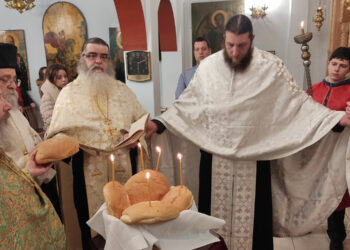 Το Αμύνταιο υποδέχτηκε το Ιερό Λείψανο του Αγίου Μάρτυρος Τρύφωνος στον Ιερό Ναό Αγίου Τρύφωνος