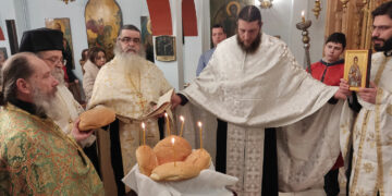 Το Αμύνταιο υποδέχτηκε το Ιερό Λείψανο του Αγίου Μάρτυρος Τρύφωνος στον Ιερό Ναό Αγίου Τρύφωνος