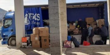 Ξεκίνησε η αποστολή της ανθρωπιστικής βοήθειας που συγκέντρωσε ο Δήμος Βοΐου