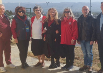 Υγειονομική κάλυψη του Πρωταθλήματος ΤΕΝΙΣ Κέντρο- Δυτικής Μακεδονίας , από το Περιφερειακό Τμήμα του Ελληνικού Ερυθρού Σταυρού Πτολεμαΐδας.