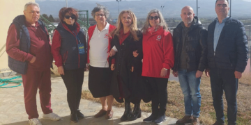 Υγειονομική κάλυψη του Πρωταθλήματος ΤΕΝΙΣ Κέντρο- Δυτικής Μακεδονίας , από το Περιφερειακό Τμήμα του Ελληνικού Ερυθρού Σταυρού Πτολεμαΐδας.