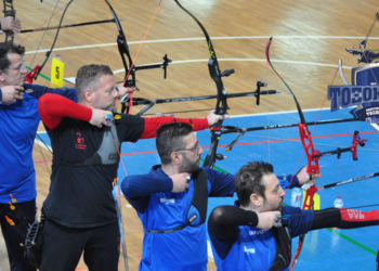 Αγώνας Τοξοβολίας Κλειστού Χώρου στο Κλειστό Γυμναστήριο ΔΑΚ Λευκόβρυσης του Δήμου Κοζάνης από τους «ΤΟΞΟΚΛΥΤΟΥΣ»