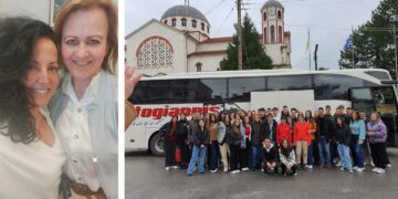 Το «ευχαριστώ» της αντιδημάρχου Πολιτισμού Δ. Αμυνταίου στην Δ/ντρια του Υπ. Τουρισμού Γ. Χατζηλιάδου για τη συμβολή της στην εκδρομή των μαθητών στο Αμύνταιο