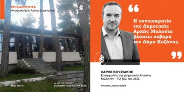 «Τόπος να ζεις» κατά Δημάρχου Κοζάνης: «Η ευνοιοκρατία της δημοτικής αρχής Μαλούτα και το αναψυκτήριο Αγίου Δημητρίου»