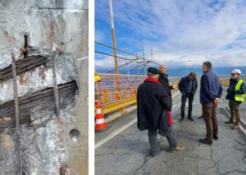 Επιτόπια αυτοψία Γ. Κασαπίδη και των μηχανικών της Εγνατίας Οδού και του ΑΠΘ στην Υψηλή Γέφυρα – Νέες ΦΩΤΟ