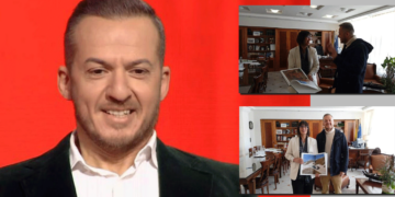 Ο συγγραφέας Πάνος Δημάκης ή αλλιώς “Το Γεράκι” στην Αντιπεριφερειάρχη Καστοριάς