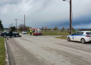 Πτολεμαΐδα: Τροχαίο ατύχημα με υλικές ζημιές στο δρόμο προς Μποδοσάκειο