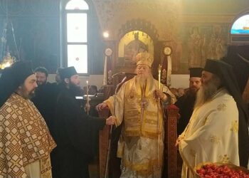 Χοροστατούντος του Μητροπολίτη Φλωρίνης- Πρεσπών και Εορδαίας κ.κ. Θεόκλητου η Ακολουθία της 2ης Ανάστασης στην Πτολεμαΐδα