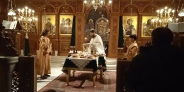 Ιερά Αγρυπνία στον Ιερό Ναό Αγίου Στεφάνου Πτολεμαΐδας, για την Ανάσταση του Λαζάρου! (της Κούλας Πουλασιχίδου)