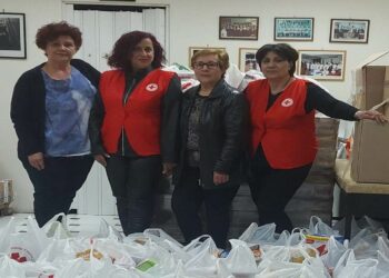 130 Δέματα με είδη διατροφής , 240 τεμάχια Βρεφικού Γάλακτος και 180 Παιδικές Τροφές διένειμε ο Ερυθρός Σταυρός Πτολεμαΐδας , σε ευάλωτες οικογένειες της περιοχής