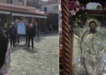 Πανηγυρίζει ο Άγιος Μάρκος, πολιούχος της Βλάστης – Φωτογραφίες από τον σημερινό εορτασμό