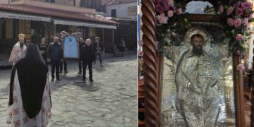 Πανηγυρίζει ο Άγιος Μάρκος, πολιούχος της Βλάστης – Φωτογραφίες από τον σημερινό εορτασμό