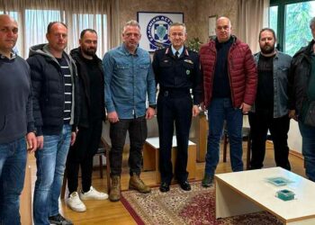 Τα ζητήματα του αστυνομικού προσωπικού στο επίκεντρο συνάντησης της Ένωσης Αστυνομικών Υπαλλήλων Κοζάνης με τον Γενικό Αστ. Δ/ντη Σπ. Διόγκαρη