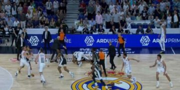 Euroleague: Απίστευτο ξύλο και οριστική διακοπή στον αγώνα Ρεάλ-Παρτιζάν - Δείτε βίντεο