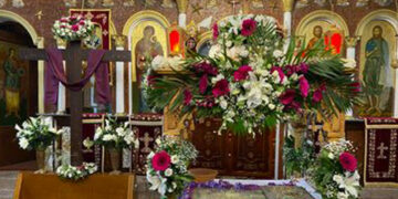 Φλώρινα: Στολίστηκε ο Επιτάφιος στον Ι.Ν. Αγίου Σπυρίδωνα Αχλάδας