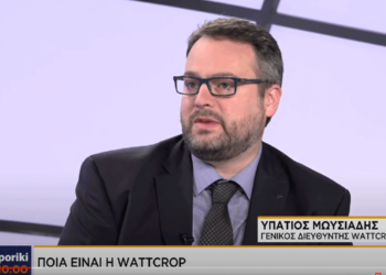 Υπάτιος Μωυσιάδης, Διευθύνων Σύμβουλος Wattcrop: «H ενίσχυση των δικτύων αναγκαία για την ανάπτυξη των ΑΠΕ»