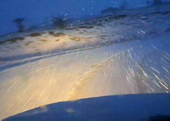 Χιονόπτωση ΤΩΡΑ στο Νυμφαίο – Δείτε video