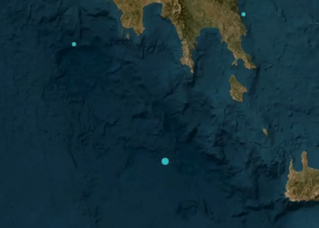 Σεισμός 3,7 Ρίχτερ μεταξύ Κρήτης και Πελοποννήσου
