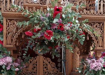 Στόλισαν και φέτος τον Επιτάφιο οι κάτοικοι στην Ασβεστόπετρα Εορδαίας