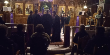 Τέλεση Μυστηρίου Ιερού Ευχελαίου εχθές 12/4/23 στην Πτολεμαΐδα (της Κούλας Πουλασιχίδου)