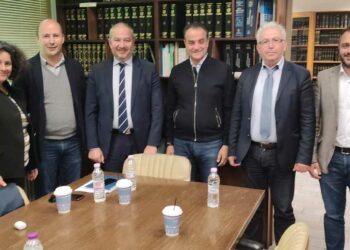 Θοδωρής Καρυπίδης στη συνάντηση του με το Προεδρείο του Δικηγορικού Συλλόγου Κοζάνης: "Δικαιοσύνη Παντού"