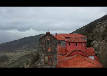 Αγ. Παντελεήμων Βλάστης: Εκπληκτικό Βίντεο από ψηλά, αναδεικνύει τη Μονή και τη μοναδική ομορφιά του τόπου