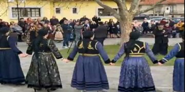 Ο χορός της Ρόκας αναβίωσε σήμερα, τρίτη ημέρα του Πάσχα, στη Γαλατινή Βοΐου (video)