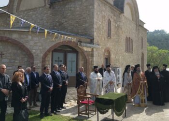 Πραγματοποιήθηκαν οι εκδηλώσεις μνήμης στην Ιερά Μονή Αγίου Ιωάννου Βαζελώνος