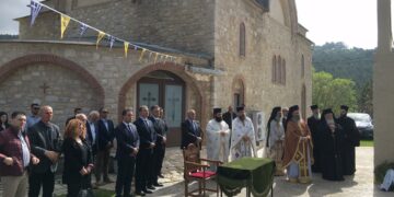 Πραγματοποιήθηκαν οι εκδηλώσεις μνήμης στην Ιερά Μονή Αγίου Ιωάννου Βαζελώνος