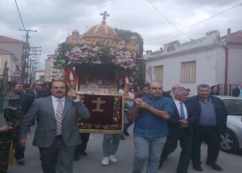 Χοροστατούντος του Σεβασμιωτάτου Μητροπολίτου Φλωρίνης, Πρεσπών & Εορδαίας κ.κ.Θεοκλήτου , ο Μέγας Πανηγυρικός Εσπερινός του Καθεδρικού Ναού Αγίων Κωνσταντίνου και Ελένης Πολιούχων Αμυνταίου (ρεπορτάζ της Κούλας Πουλασιχίδου)