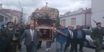 Χοροστατούντος του Σεβασμιωτάτου Μητροπολίτου Φλωρίνης, Πρεσπών & Εορδαίας κ.κ.Θεοκλήτου , ο Μέγας Πανηγυρικός Εσπερινός του Καθεδρικού Ναού Αγίων Κωνσταντίνου και Ελένης Πολιούχων Αμυνταίου (ρεπορτάζ της Κούλας Πουλασιχίδου)