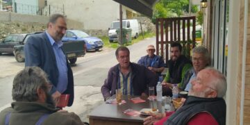 Ο υποψήφιος βουλευτής Κώστας Πασσαλίδης σε Σέρβια-Βελβεντό και Πλατανόρρευμα: «Προκλητική η αδιαφορία της κυβέρνηση Μητσοτάκη για τα προβλήματα από το κλείσιμο της γέφυρας»