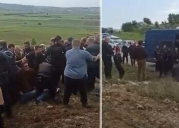 Άγριο ξύλο, συλλήψεις και τραυματισμοί στην Καλαμιά (ΦΩΤΟ&VIDEO)