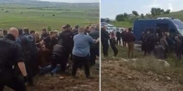 Άγριο ξύλο, συλλήψεις και τραυματισμοί στην Καλαμιά (ΦΩΤΟ&VIDEO)