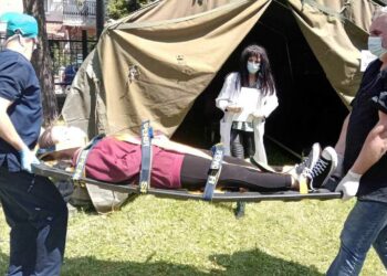 Άσκηση ετοιμότητας στο Μαμάτσειο Νοσοκομείο Κοζάνης μετά από σενάριο σεισμού – Φωτογραφίες και Βίντεο