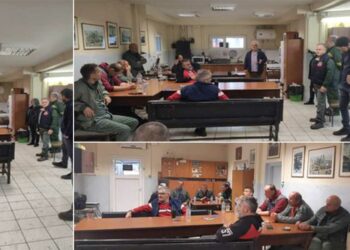 Συνάντηση του Σωματείου «ΕΝΩΣΗ» με εργαζόμενους στο κεντρικό ορυχείο