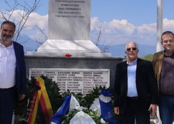 Ο υποψήφιος βουλευτής του ΣΥΡΙΖΑ Κώστας Πασσαλίδης στην Ερμακιά: «Ποτέ ξανά φασισμός-Τιμή και δόξα στους πατριώτες της Εθνικής Αντίστασης»