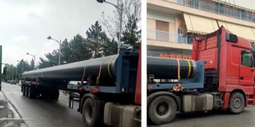 Πτολεμαΐδα: Μεγάλο όχημα μπήκε κατά λάθος από τη Βόρεια Είσοδο, έφτασε μέχρι το Υδραγωγείο και κάνει …όπισθεν για να μην μπει στο κέντρο-VIDEO